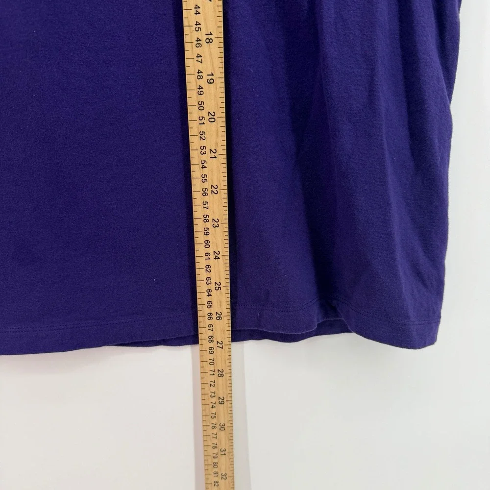 Nike Graphic T-Shirt Mens Large Purple Nike Air Box Logo Short Sleeve Tee